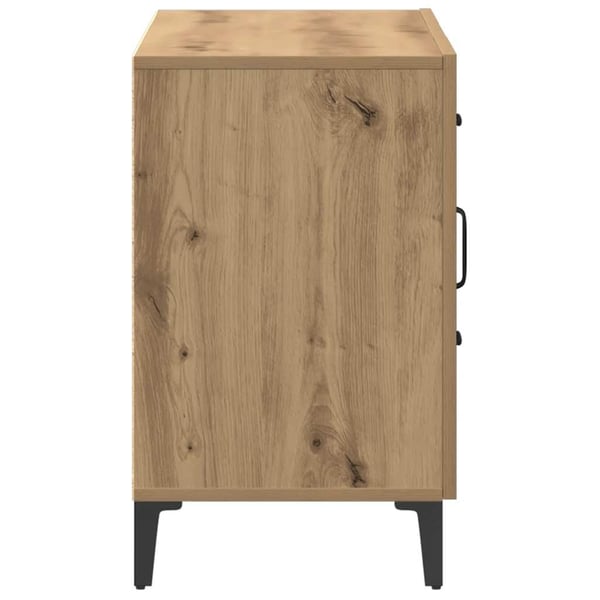 vidaXL Skjenk artisan eik 100x36x60 cm konstruert tre
