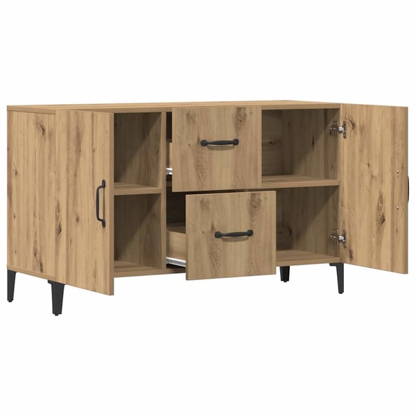 vidaXL Skjenk artisan eik 100x36x60 cm konstruert tre