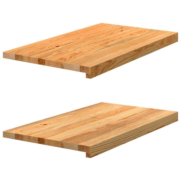 vidaXL ikkunalaudat 2 kpl vaaleanruskea 70x40x2 cm massiivipuutammea