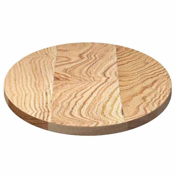vidaXL bordplade 80x40x2 cm massivt egetræ oval