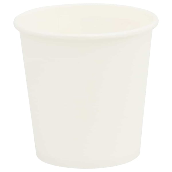 vidaXL Papir kaffekopper med lokk 1000 stk 4oz 100 ml