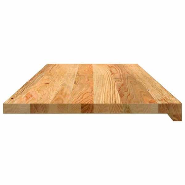 vidaXL Vinduskarmer 2 stk lysebrun 100x40x2 cm heltre eik