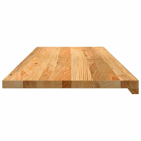 vidaXL Vinduskarmer 2 stk lysebrun 110x40x2 cm heltre eik