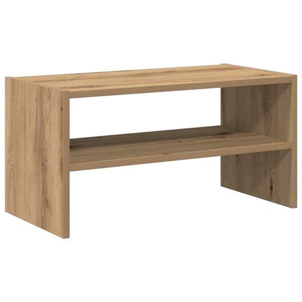 vidaXL Skostativ stablebar artisan eik 60x30x30,5 cm