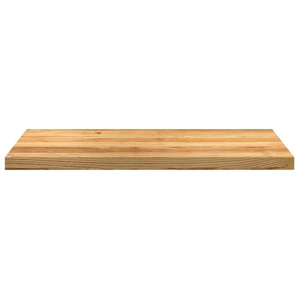 vidaXL Vinduskarmer 2 stk lysebrun 90x40x2 cm heltre eik