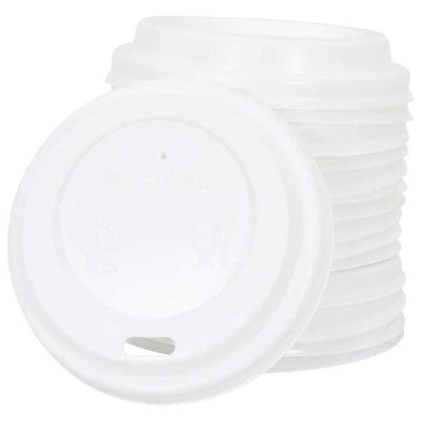 vidaXL Papir kaffekopper med lokk 1000 stk 4oz 100 ml
