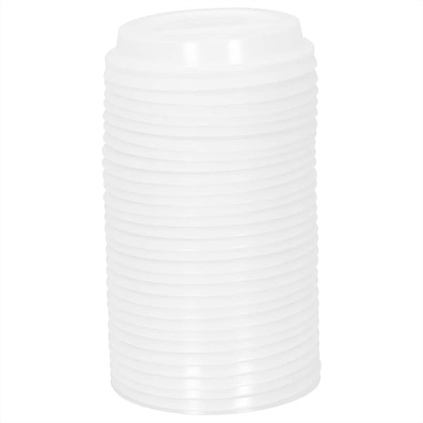 vidaXL Papir kaffekopper med lokk 1000 stk 16oz 400 ml