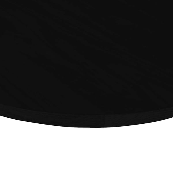vidaXL bordplade 80x40x2 cm massivt egetræ oval mørkebrun