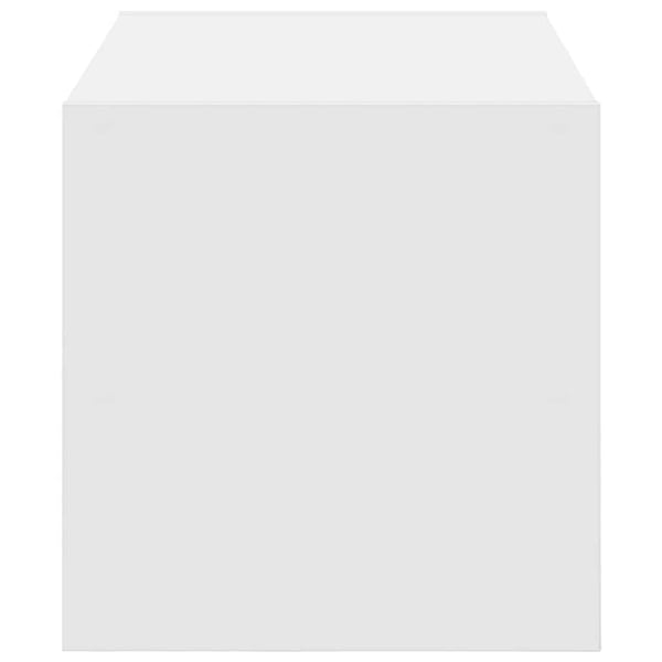 vidaXL skostativ stabelbar 60x30x30,5 cm hvid