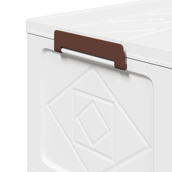 vidaXL Oppbevaringsboks stablebar med hjul 3-lags 75 L 64x39,5x110,5cm