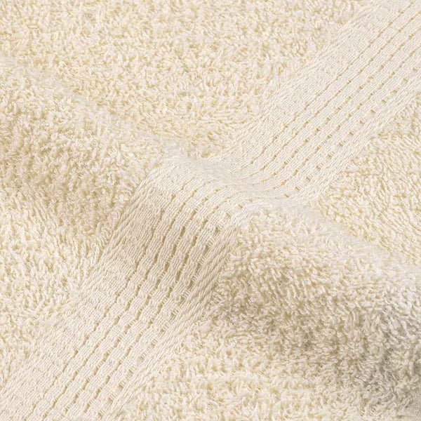 vidaXL Håndklær FROGN 10 stk kremhvit 50x100 cm 360 gsm