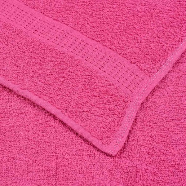 vidaXL vaskehåndklæder FROGN 10 stk. lyserød 30x30 cm 360 gsm
