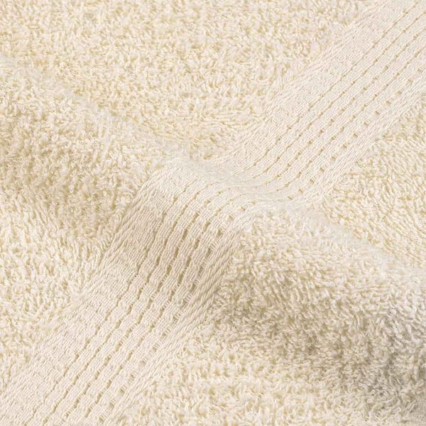 vidaXL Badstuhåndklær FROGN 4 stk kremhvit 80x200 cm 360 gsm