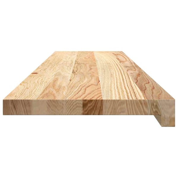 vidaXL Trappetrinn 8 stk ubehandlet 100x30x2 cm heltre eik