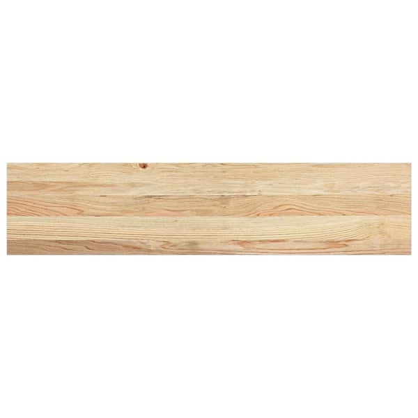 vidaXL trappemåtter 16 stk ubehandlet 110x25x2 cm massivt egetræ