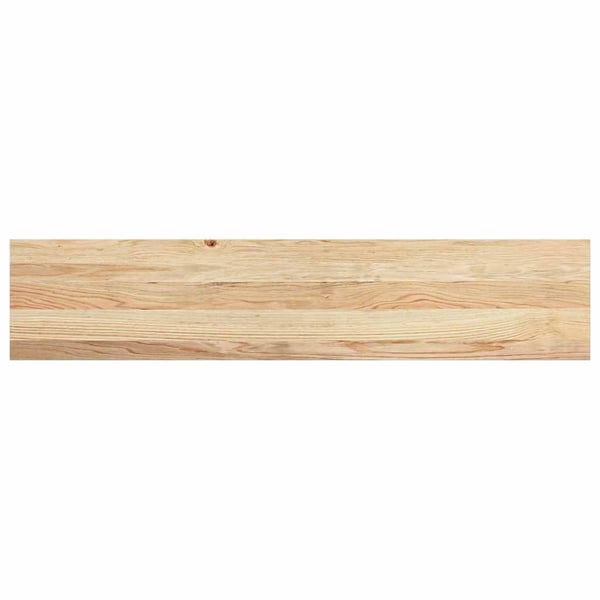 vidaXL Trappetrinn 8 stk ubehandlet 120x30x2 cm heltre eik