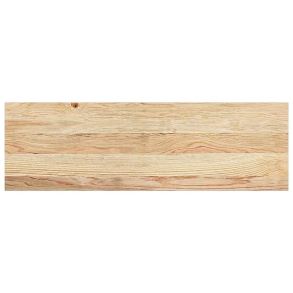 vidaXL Trappetrinn 12 stk ubehandlet 80x25x2 cm heltre eik