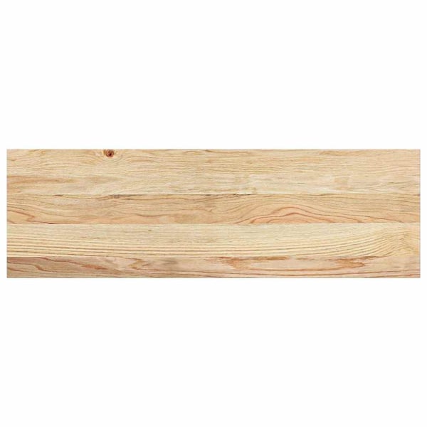 vidaXL Trappetrinn 4 stk ubehandlet 80x30x2 cm heltre eik