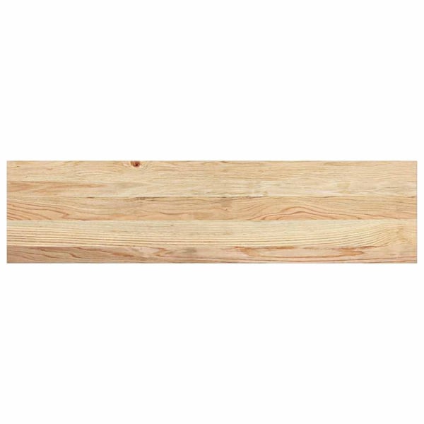 vidaXL Trappetrinn 12 stk ubehandlet 100x30x2 cm heltre eik