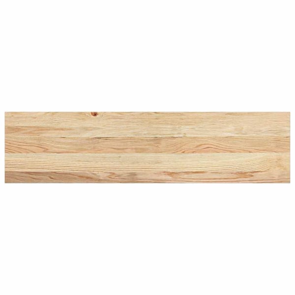 vidaXL Trappetrinn 12 stk ubehandlet 100x30x2 cm heltre eik