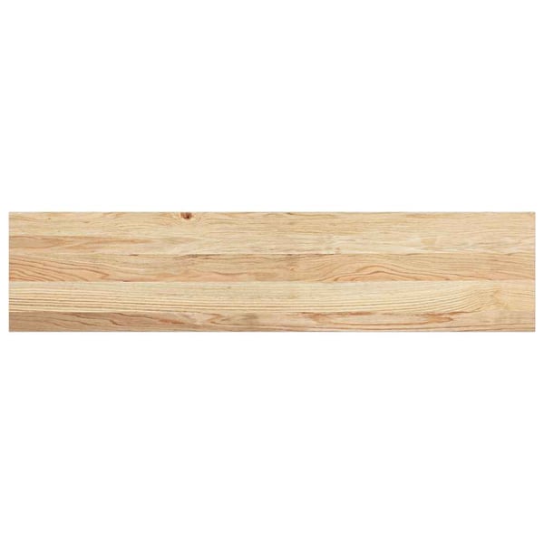 vidaXL Trappetrinn 8 stk ubehandlet 110x30x2 cm heltre eik
