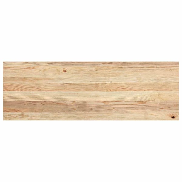 vidaXL vindueskarme 2 stk ubehandlet 120x40x2 cm massivt egetræ