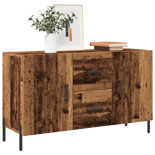 vidaXL Skjenk gammelt tre 100x36x60 cm konstruert tre