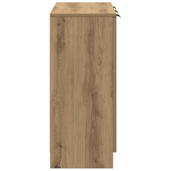 vidaXL Skjenk artisan eik 90,5x30x70 cm konstruert tre