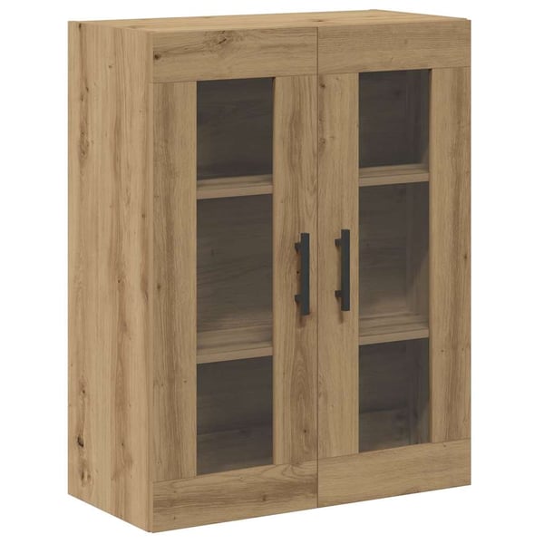 vidaXL Skjenk artisan eik 69,5x34x90 cm konstruert tre