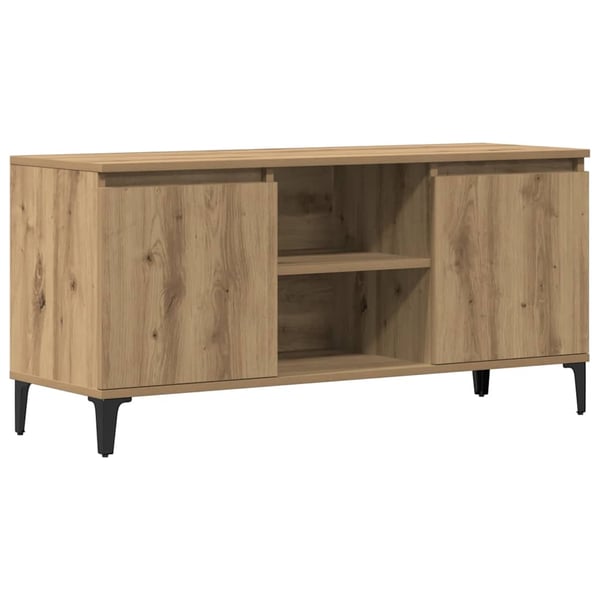 vidaXL TV-taso artesaani tammi 102x35x50 cm tekninen puu