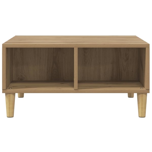 vidaXL sofabord 60x60x30 cm konstrueret træ kunsteg