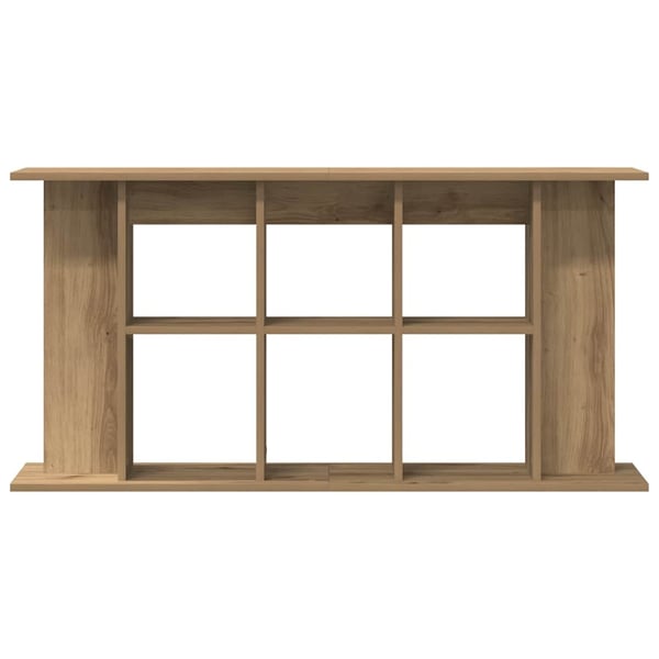 vidaXL Akvariestativ håndverkseik 120x40x60 cm konstruert tre