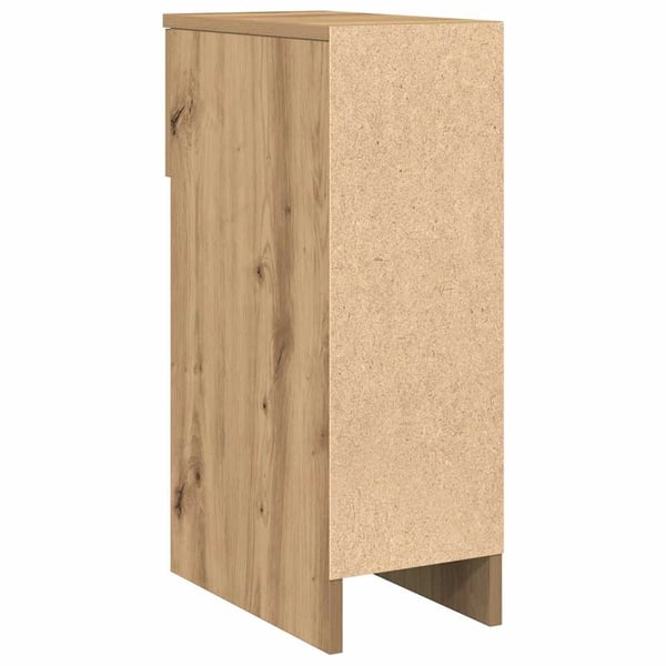 vidaXL sengebord med skuffe 20x36x60 cm kunsteg
