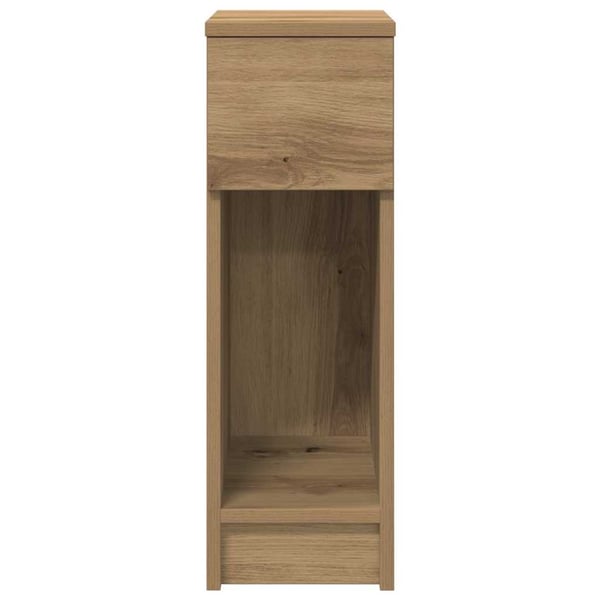 vidaXL sengebord med skuffe 20x36x60 cm kunsteg