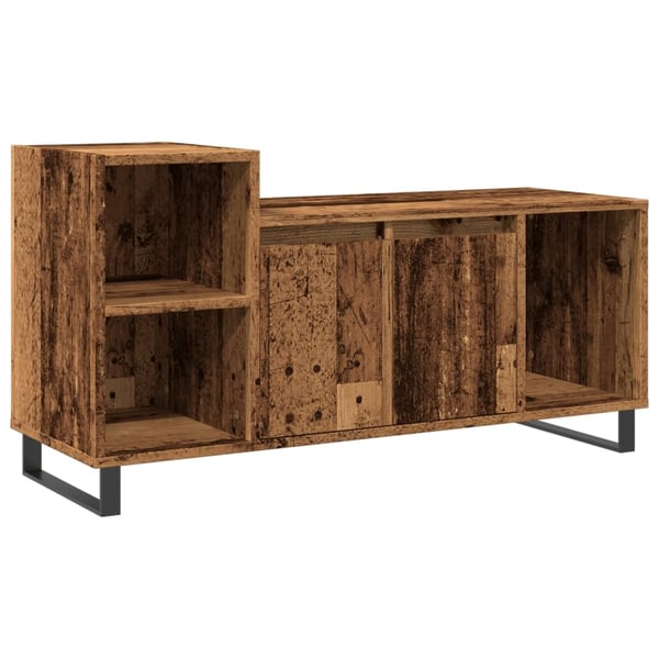 vidaXL TV-benk gammelt tre 100x35x55 cm konstruert tre