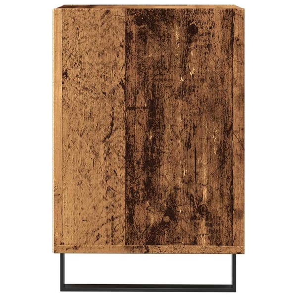 vidaXL TV-benk gammelt tre 100x35x55 cm konstruert tre