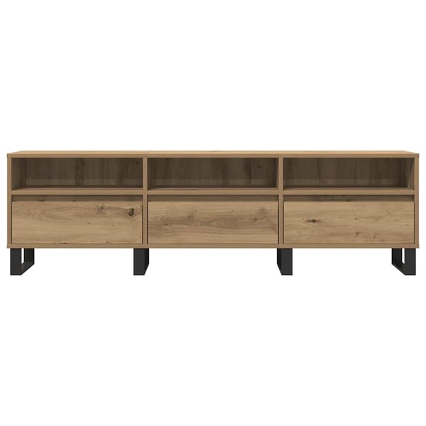 vidaXL TV-benk artisan eik 150x30x44,5 cm konstruert tre