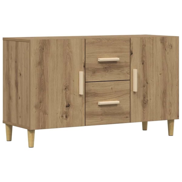 vidaXL Skjenk artisan eik 100x36x60 cm konstruert tre
