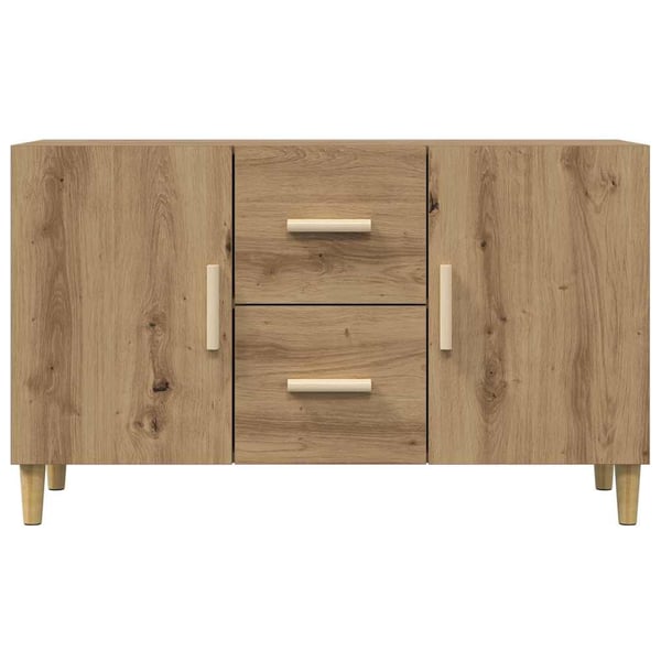 vidaXL Skjenk artisan eik 100x36x60 cm konstruert tre