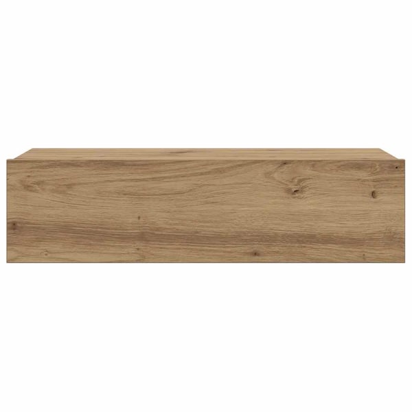 vidaXL TV-benk med LED-lys artisan eik 60x35x15,5 cm