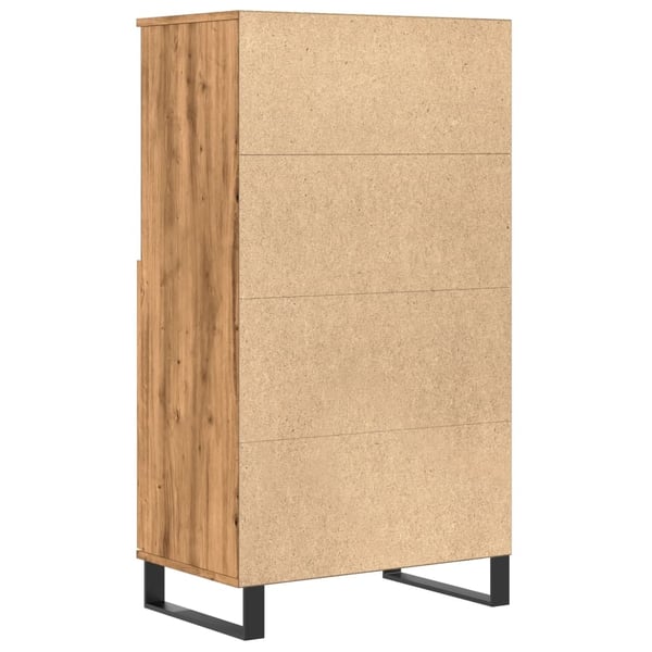 vidaXL skab 60x36x110 cm konstrueret træ kunsteg