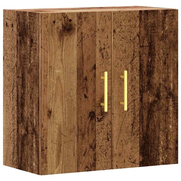 vidaXL Seinäkaappi vanha puu 60x31x60 cm tekninen puu