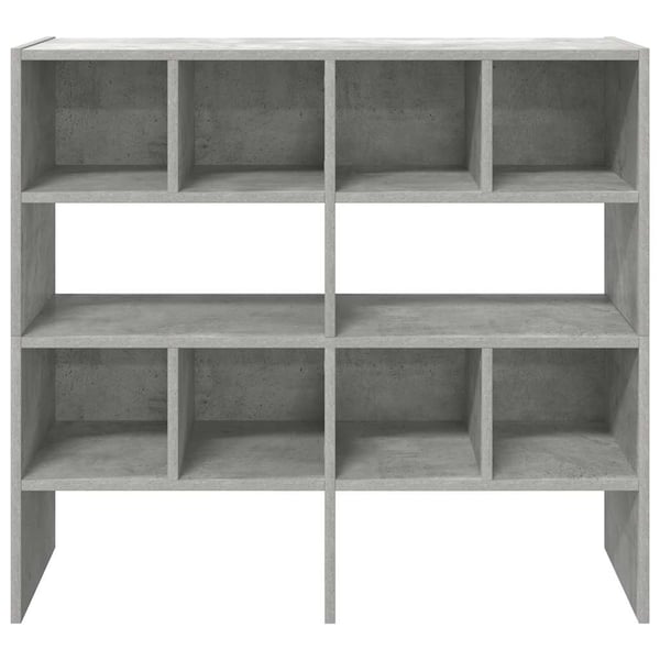 vidaXL Skostativer 2 stk stablebar betonggrå 89,5x30x40 cm
