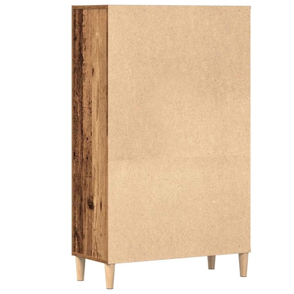 vidaXL Highboard gammelt tre 70x31x115 cm konstruert tre