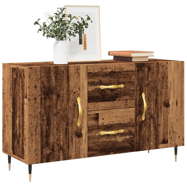 vidaXL Skjenk gammelt tre 100x36x60 cm konstruert tre