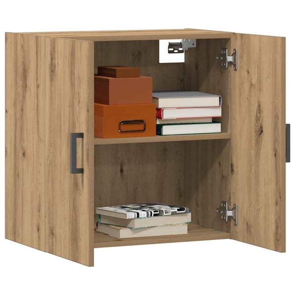 vidaXL Veggskap artisan eik 60x31x60 cm konstruert tre