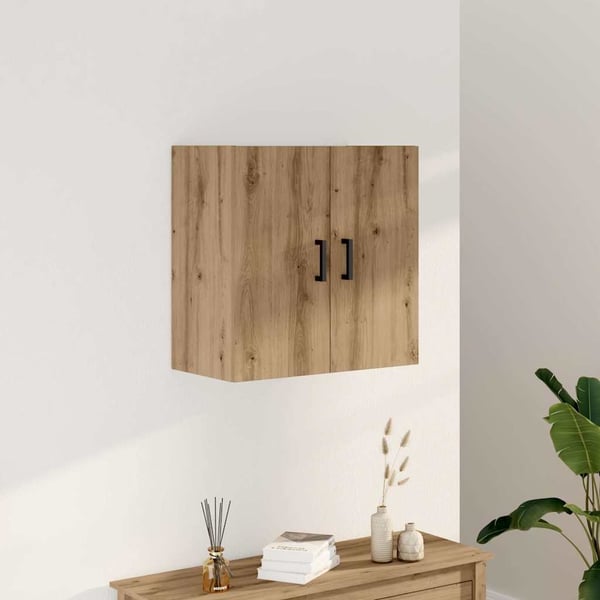 vidaXL Veggskap artisan eik 60x31x60 cm konstruert tre