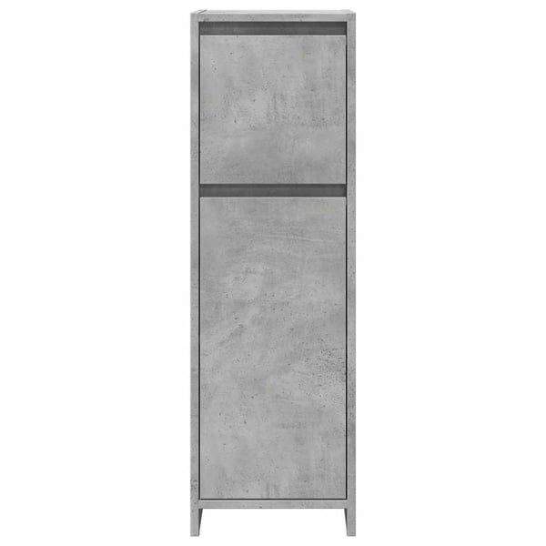 vidaXL Baderomsskap betonggrå 30x30x95 cm sponplate