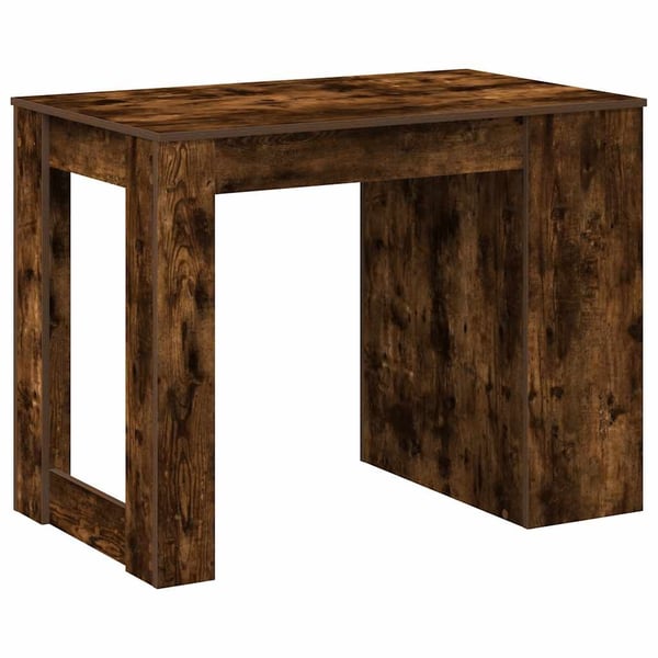 vidaXL Skrivebord med skuff og hylle 102x62x77,5 cm konstruert tre