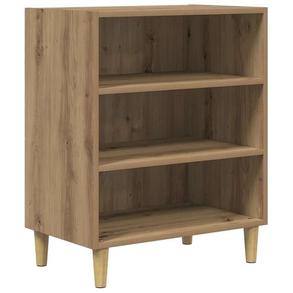 vidaXL Skjenk artisan eik 57x35x75 cm konstruert tre